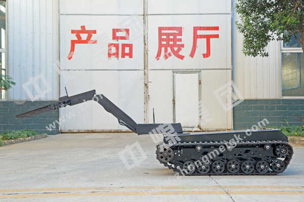 中煤集团成功研发智能化新产品——履带式排爆机器人